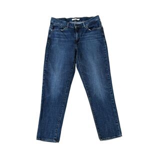 Levi’s Classic Capri Jeans Women’s W29 Medium Wash Stretch Straight Denim Pants